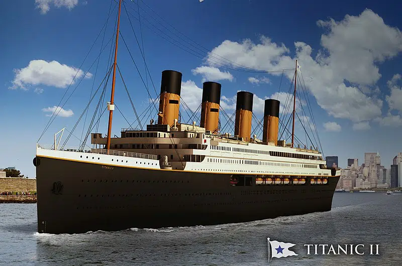 Voorontwerp van het interieur van Titanic II