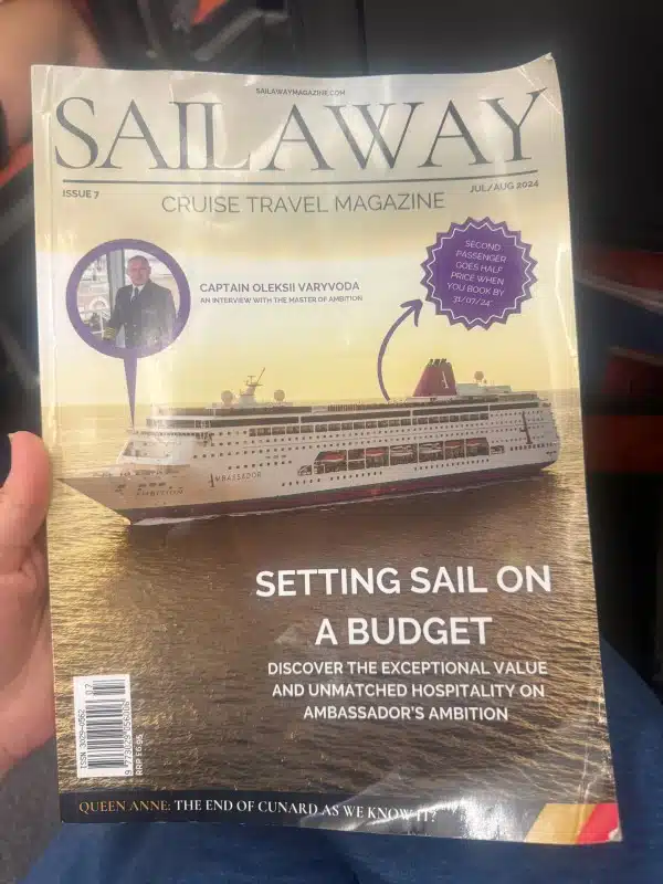 Cover van het cruisemagazine Sail Away Magazine