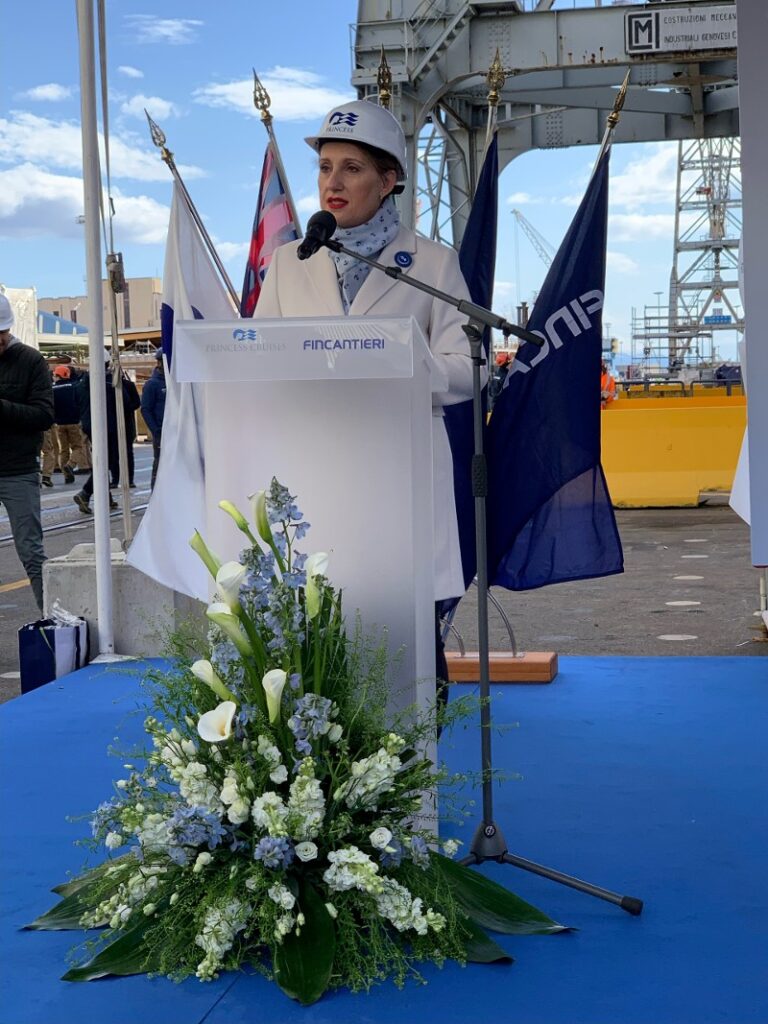 Simona Stumberger, Madrina van de Sun Princess