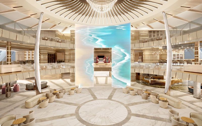 De nieuwe Piazza op de Sun Princess