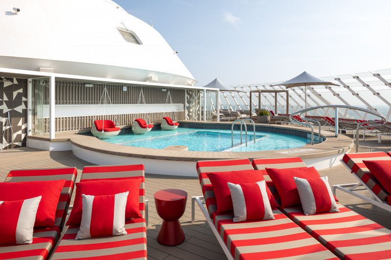 Zonneterras van The Retreat op Celebrity Beyond