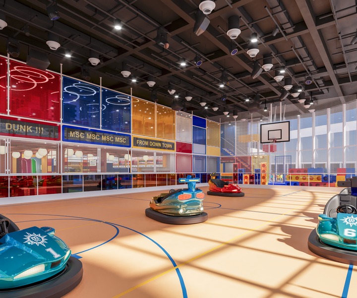 De Clubhouse – een ruimte voor gezinnen met spellen en sport op de MSC World Asia