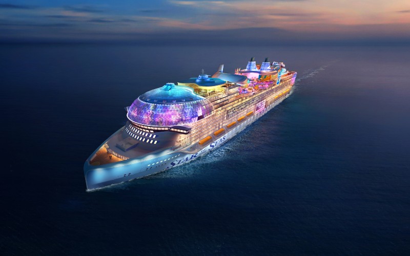 Star of the Seas cruise schip op zee