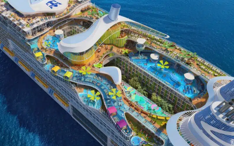 Star of the Seas aan de pier bij CocoCay