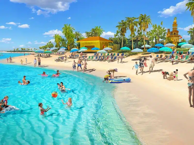 Strand en lagune van Celebration Key