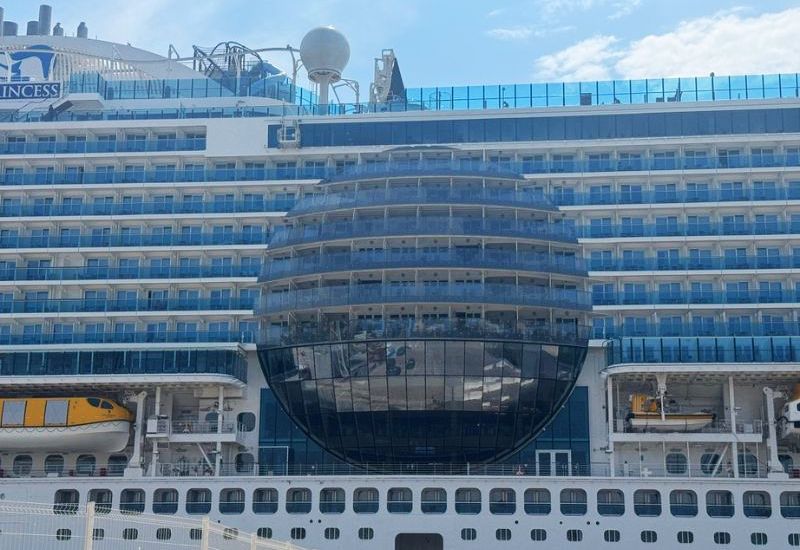 Balkons van de Sun Princess
