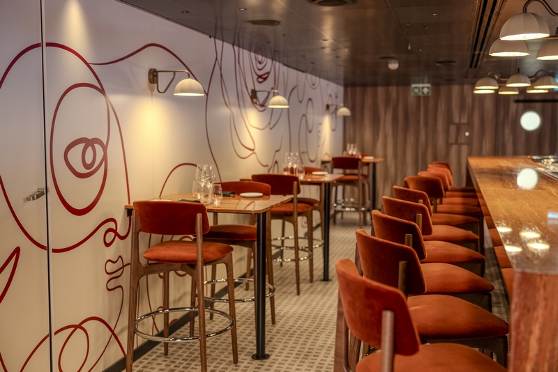 Impressie van de vernieuwde openbare ruimtes van de Brilliant Lady