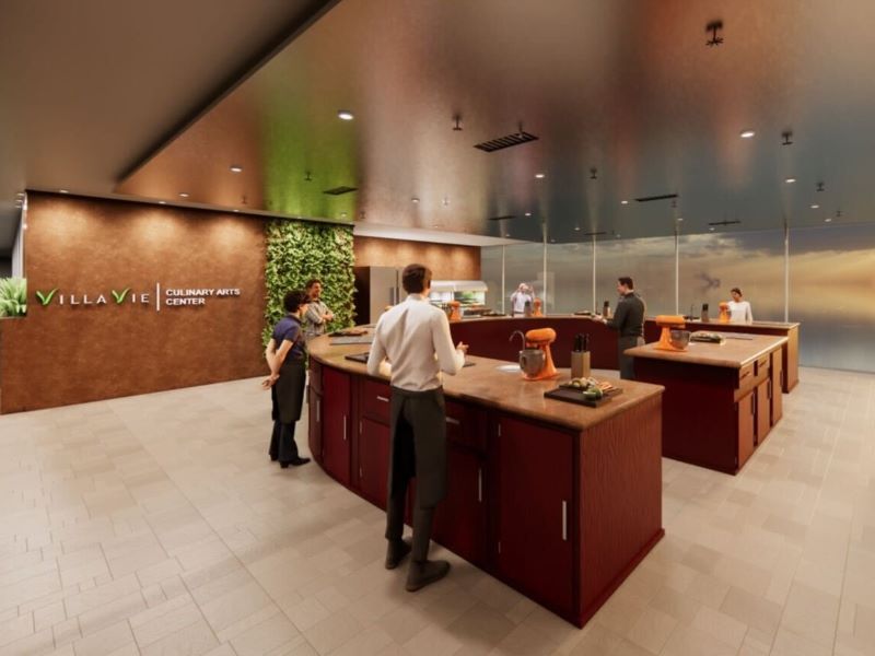 Culinary Center aan boord van de Villa Vie Odyssey