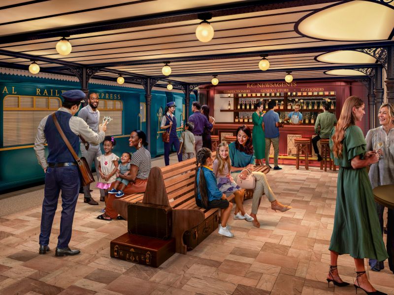 Royal Railway: Legend Station restaurant aan boord