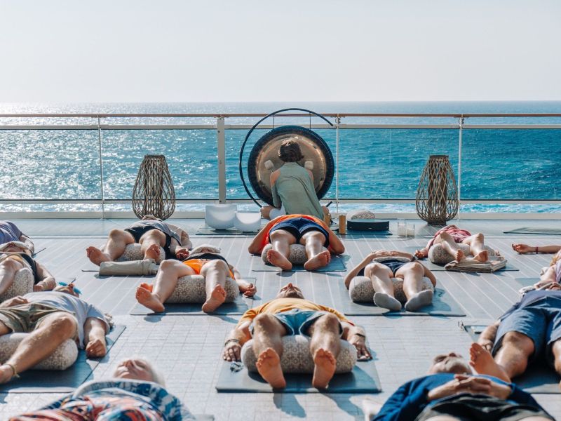 Wellnessactiviteiten op Ocean Cay