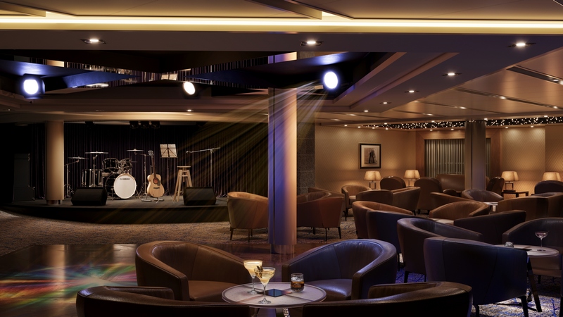Ocean Club lounge aan boord