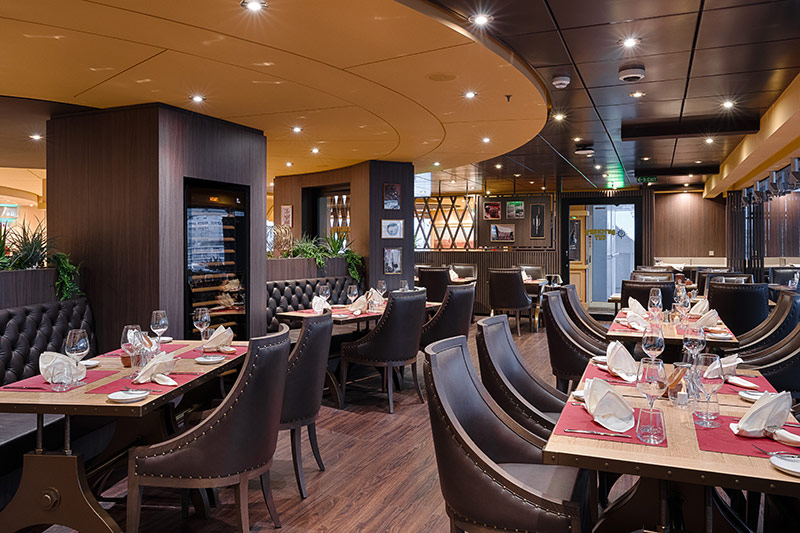 Butcher’s Cut restaurant aan boord van MSC Magnifica