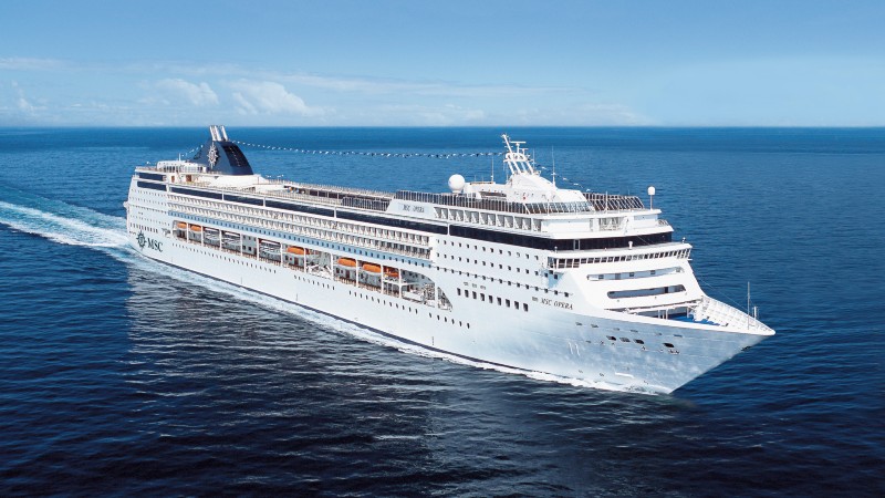 MSC Opera op zee