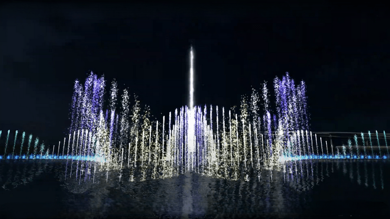 ODAIBA Fountain (werknaam), gepland voor maart 2026