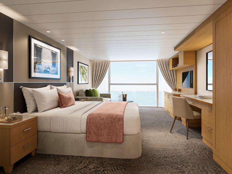 Deluxe Panoramic Ocean View Suite op Celebrity Solstice