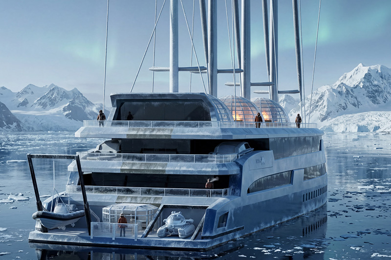 Rendering van de Velarca 3