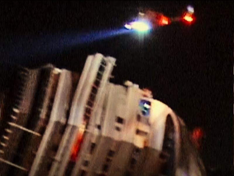 De Costa Concordia uit de Netflix-documentaire