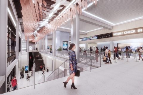 Ontwerp van Cruise Terminal 10, tweede aanzicht