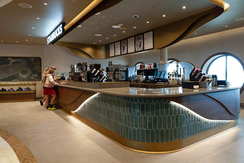 Liberty of the Seas Starbucks-bar