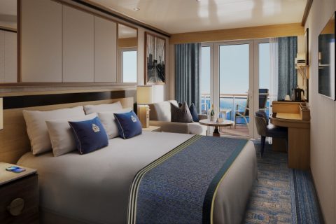 Britannia-hut op de QM2