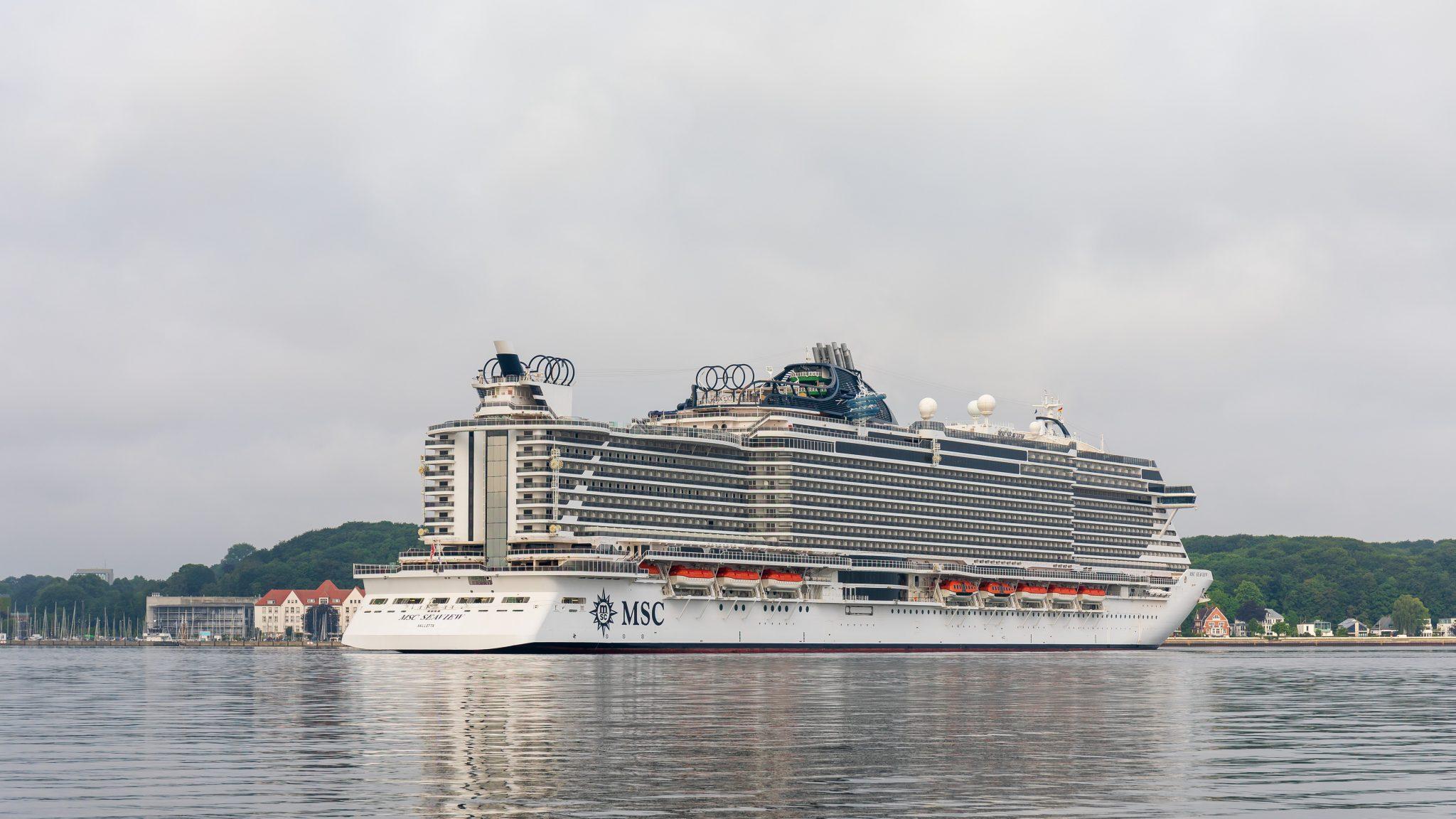 MSC Seaview gestart in Kiel!