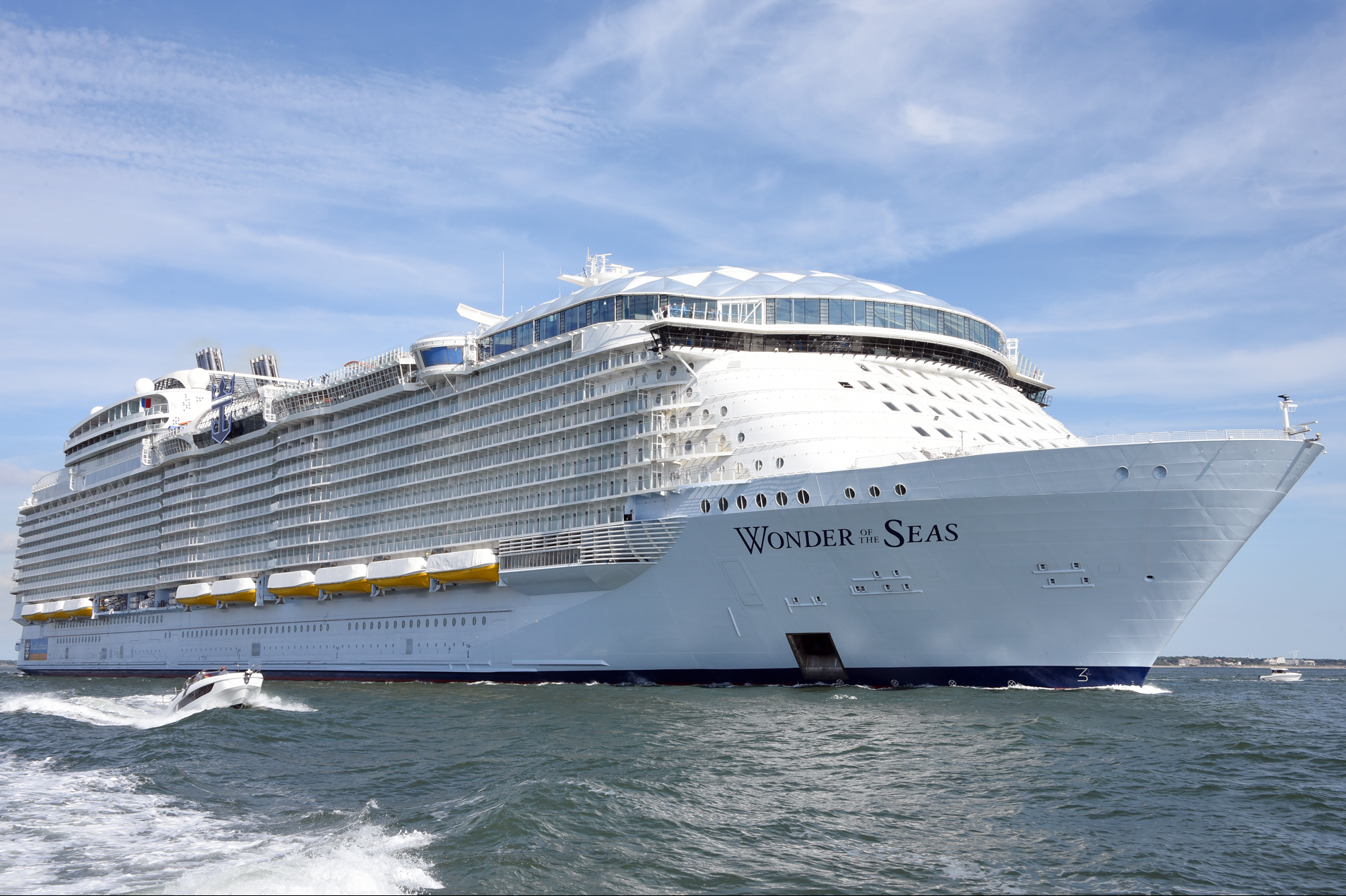 Eerste zeetesten Wonder of the Seas van start