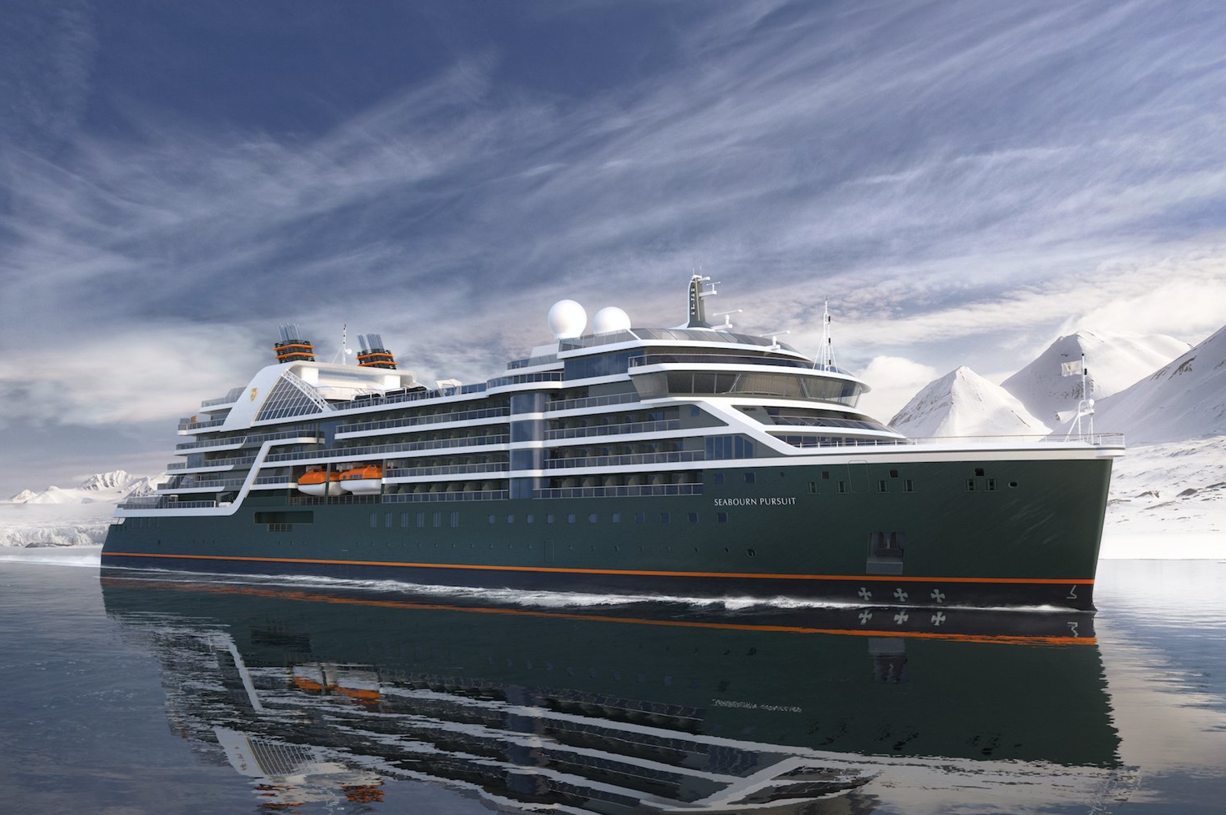 Tweede expeditieschip Seabourn krijgt naam Seabourn Pursuit