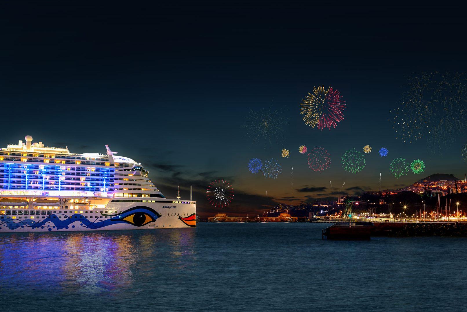 AIDA Cruises blikt terug op 2021 tijdens live show op Oudjaarsavond