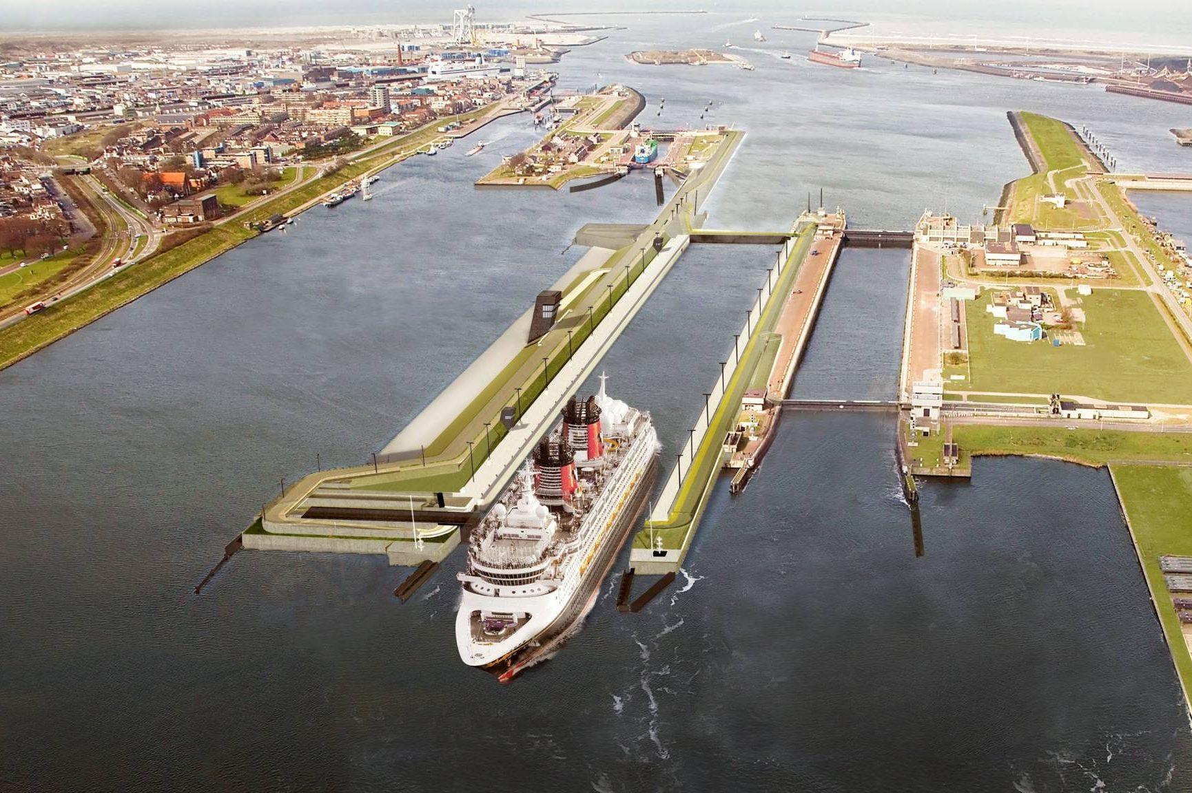 Zeesluis IJmuiden officieel in gebruik genomen