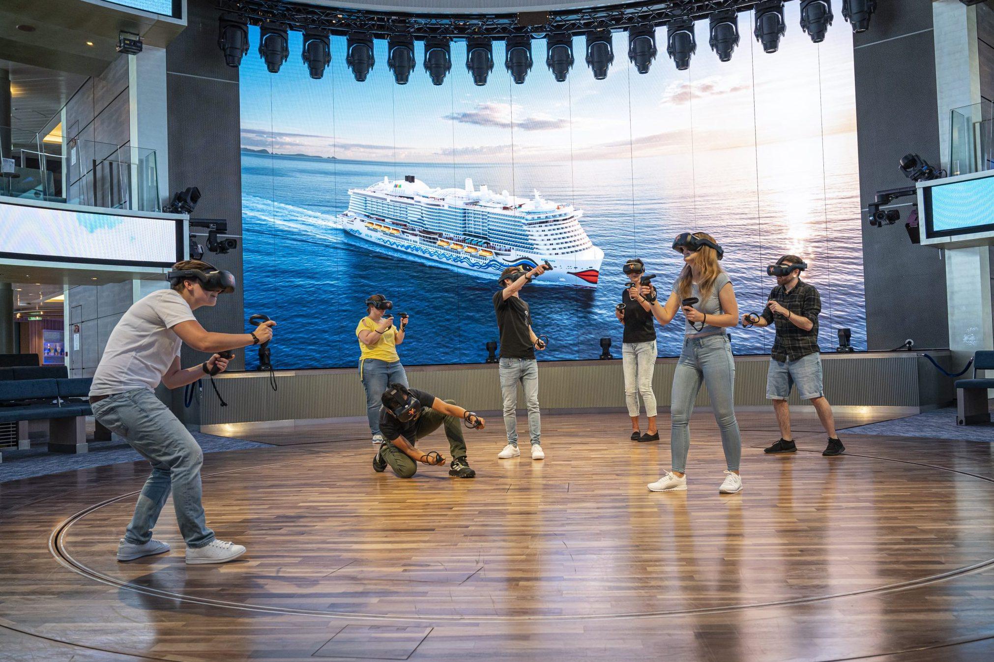 AIDA Cruises introduceert virtual reality-attractie aan boord AIDAcosma
