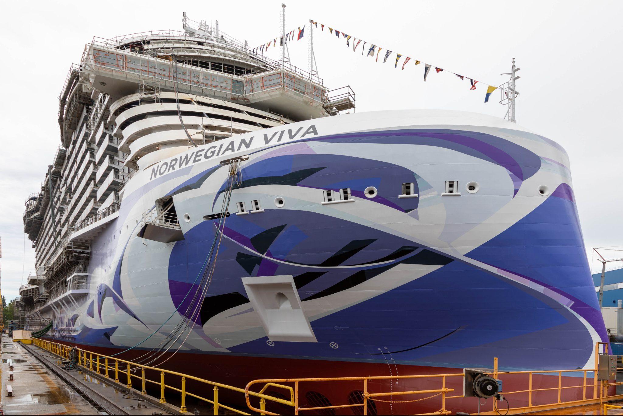 Norwegian Cruise Line viert tewaterlating van Norwegian Viva
