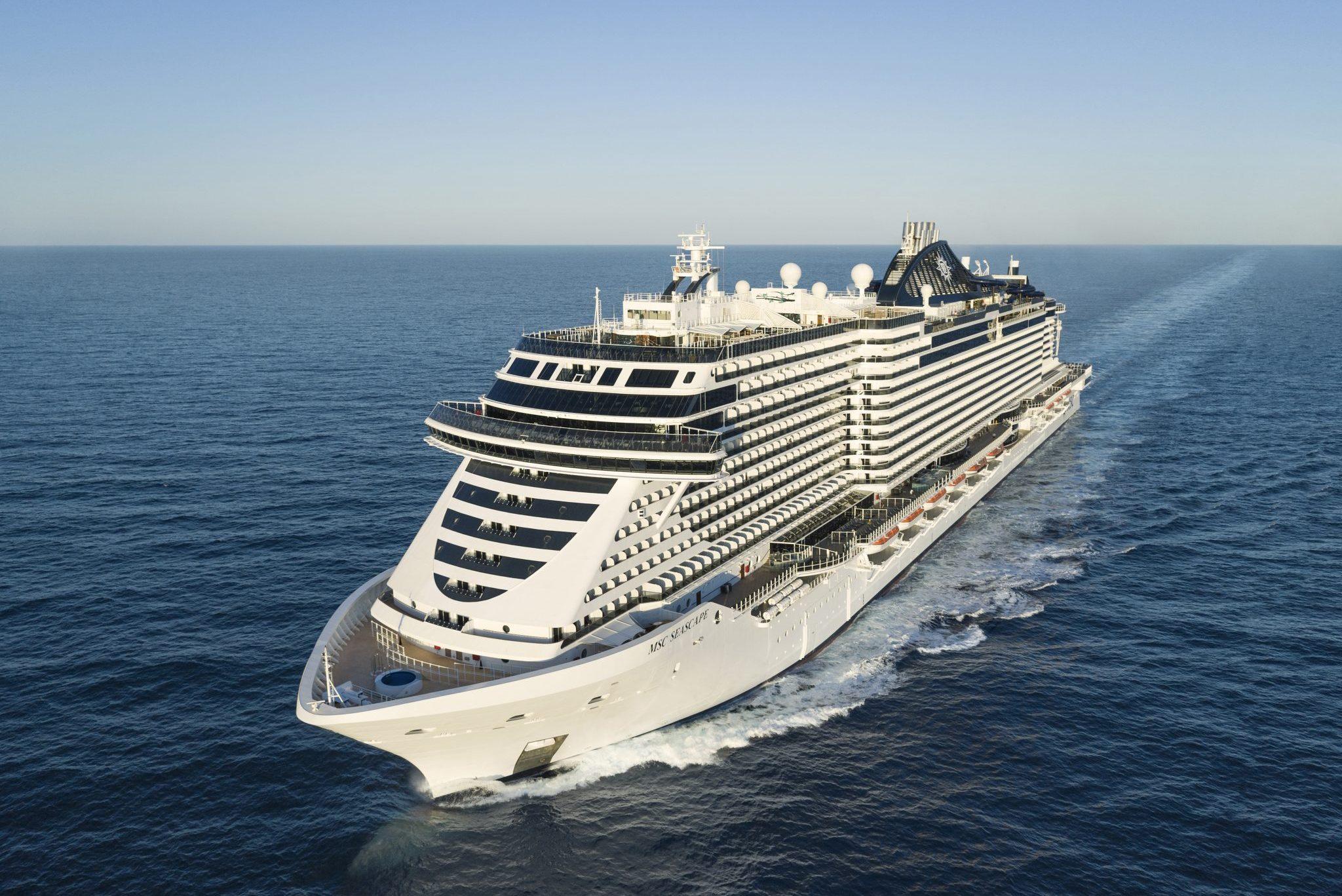 eerste proefvaart MSC Seascape geslaagd