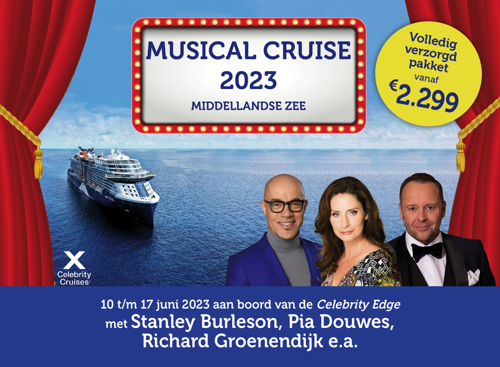 Richard Groenendijk voegt zich ook bij Musical Cruise 2023