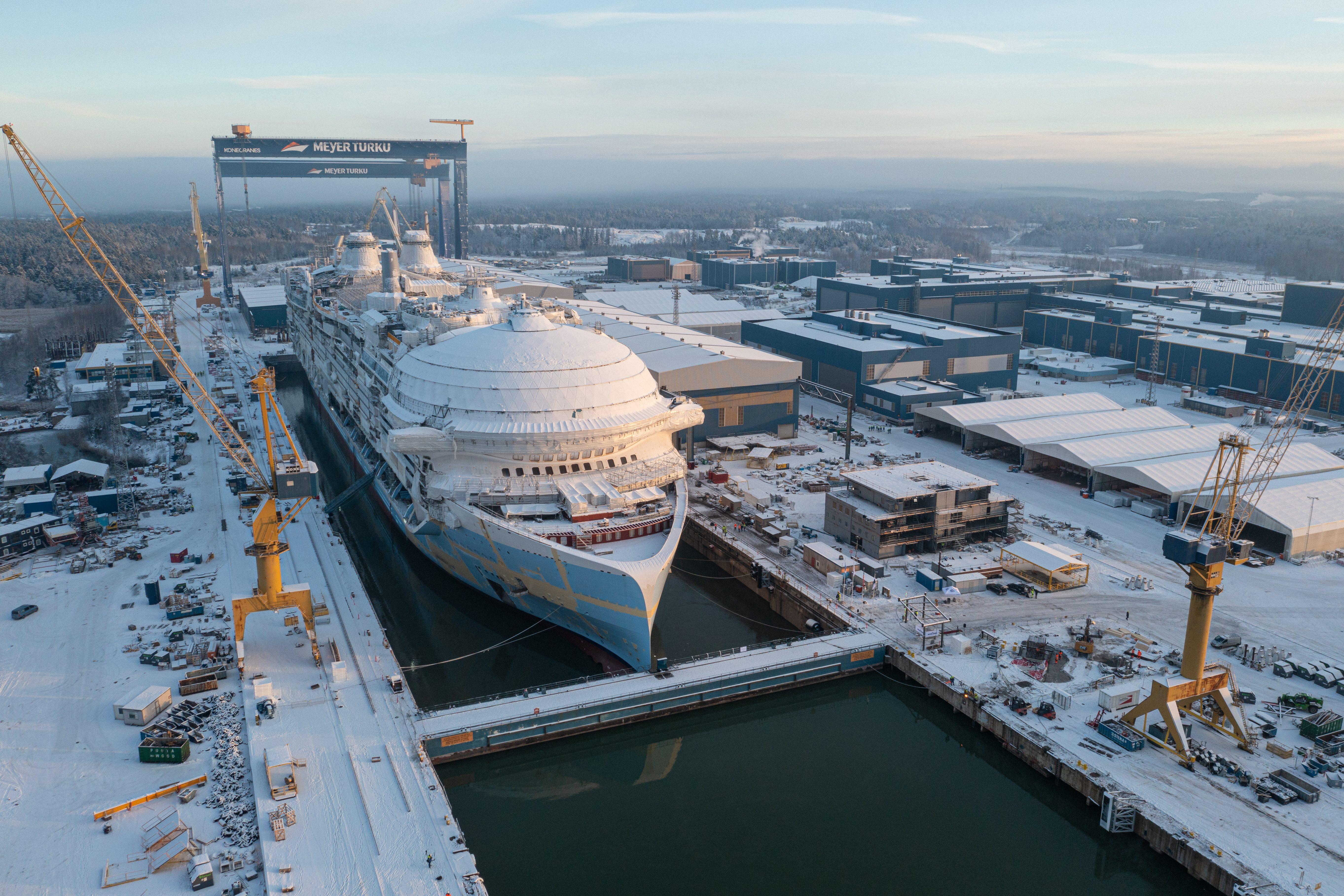 Royal Caribbean viert tewaterlating Icon of the Seas