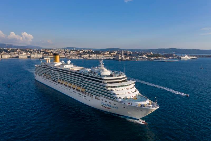 Costa Deliziosa vrijdag vertrokken op wereldcruise