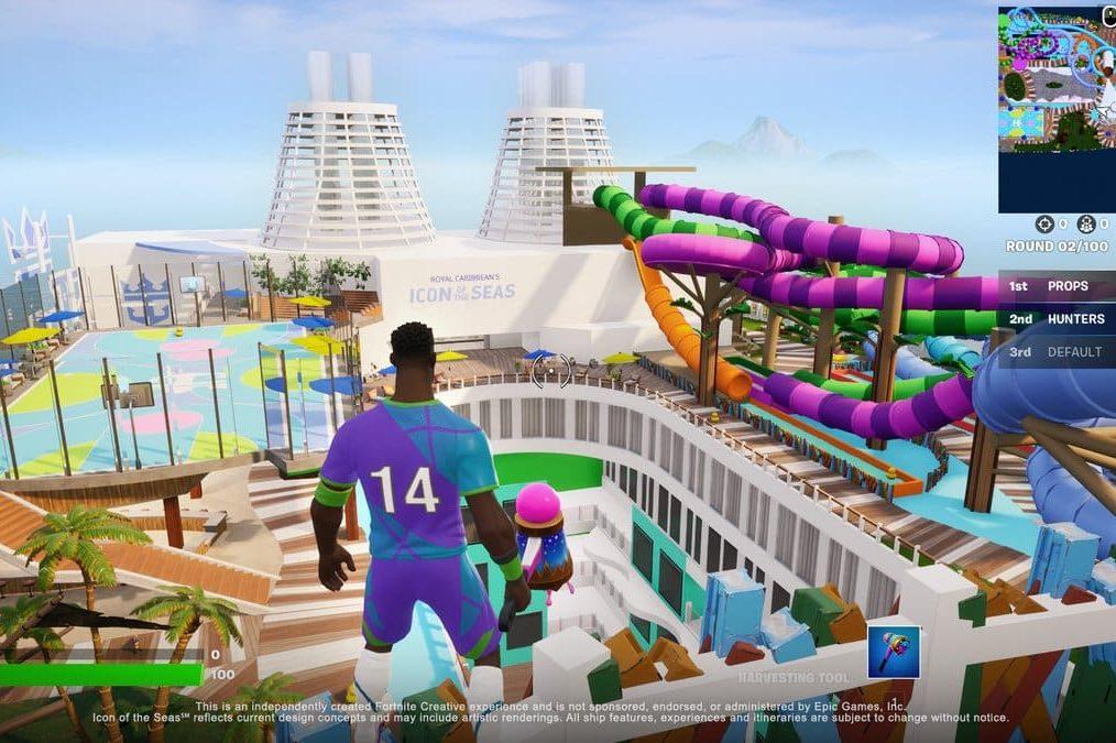 Royal Caribbean’s Icon of the Seas debuteert in videogame Fortnite