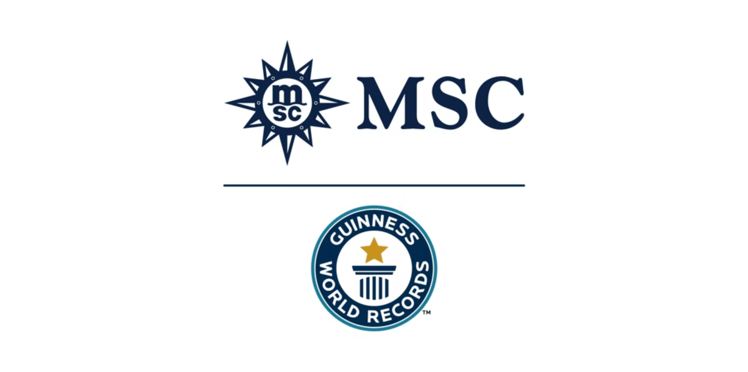 MSC Cruises gaat samenwerking aan met Guinness World Records