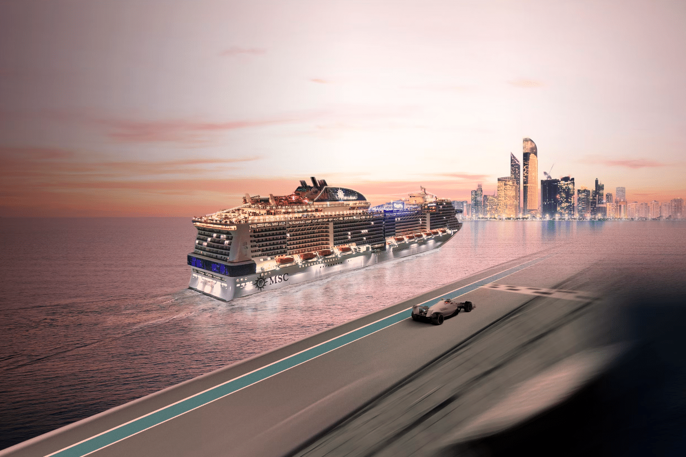 MSC Cruises en Formula 1 lanceren Grand Prix ervaring