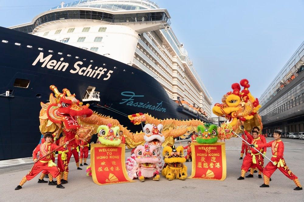 Mein Schiff bezoekt weer Hong Kong na drie jaar