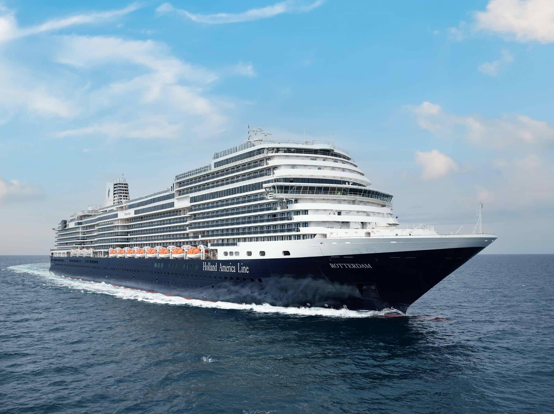 Rotterdam uit New York vertrokken voor transatlantische verjaardagscruise