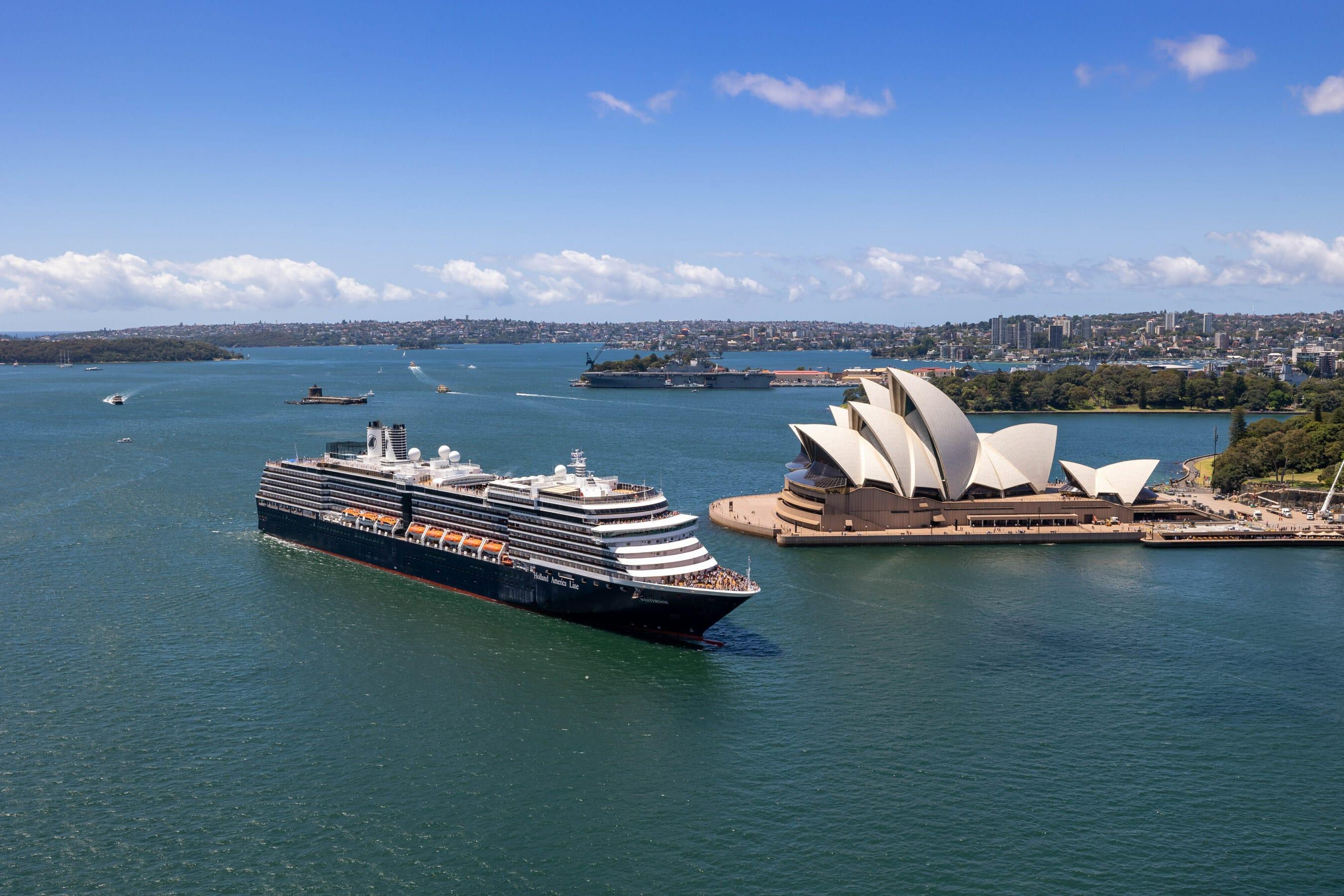 Holland America Line biedt in 2024-2025 langere reizen aan naar Australië en Stille Oceaan