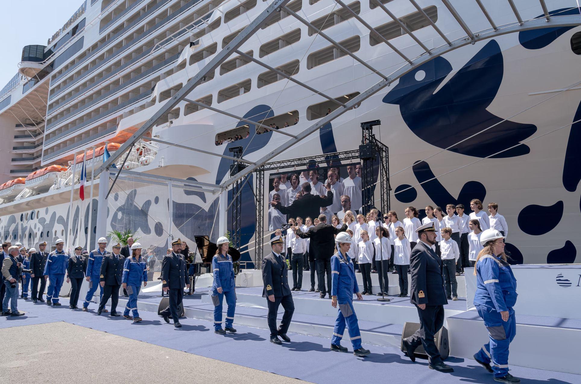 Chantiers de l’Atlantique levert MSC Euribia op
