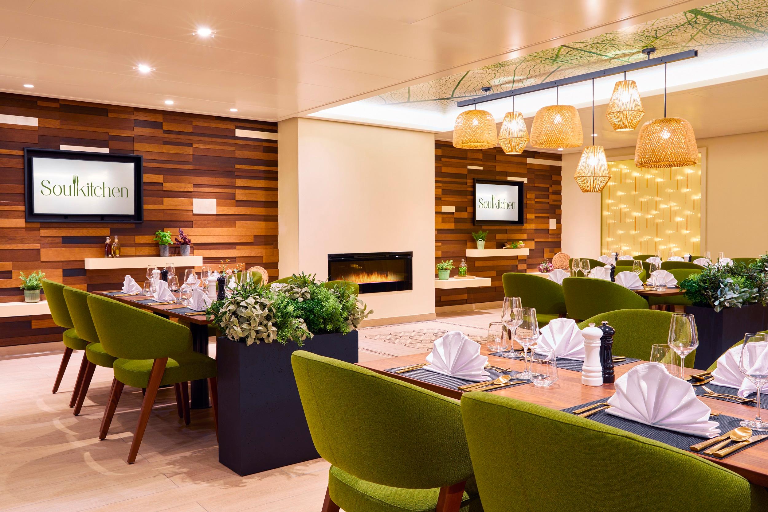 AIDA Cruises onthult nieuw restaurant met veganistisch menu