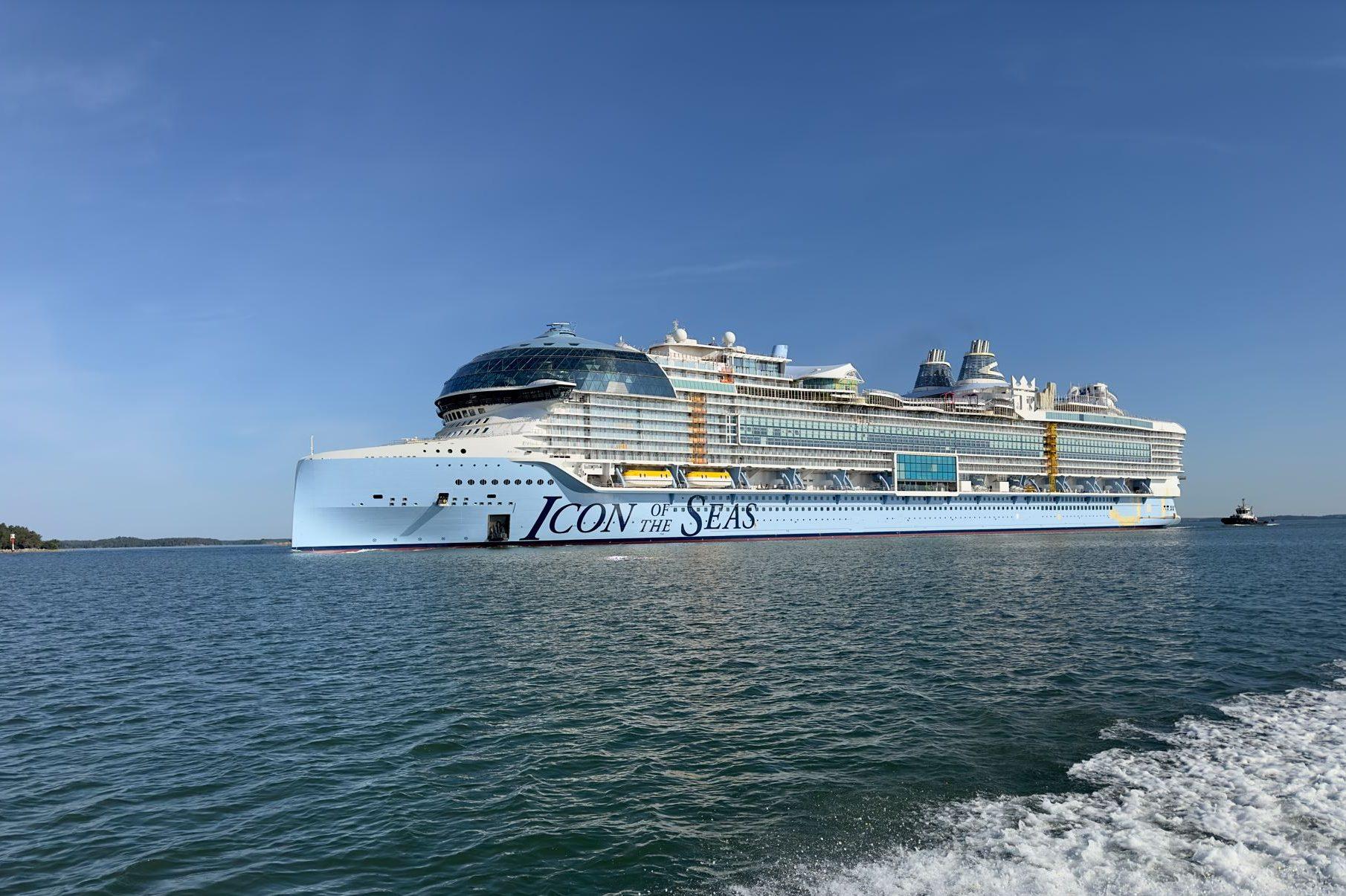 Icon of the Seas voltooit eerste succesvolle proefvaart