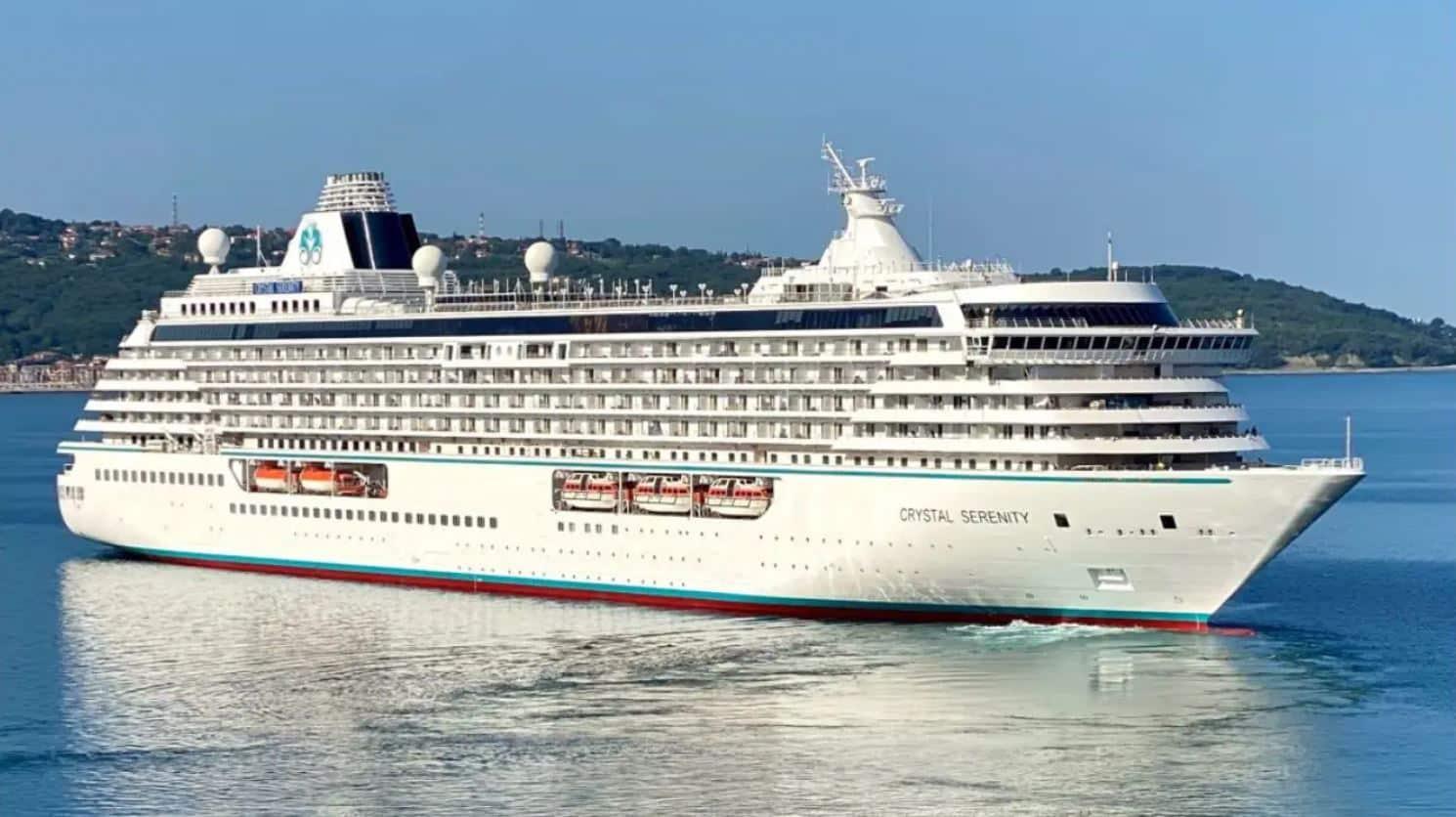 Crystal Serenity voltooit met succes zeetesten