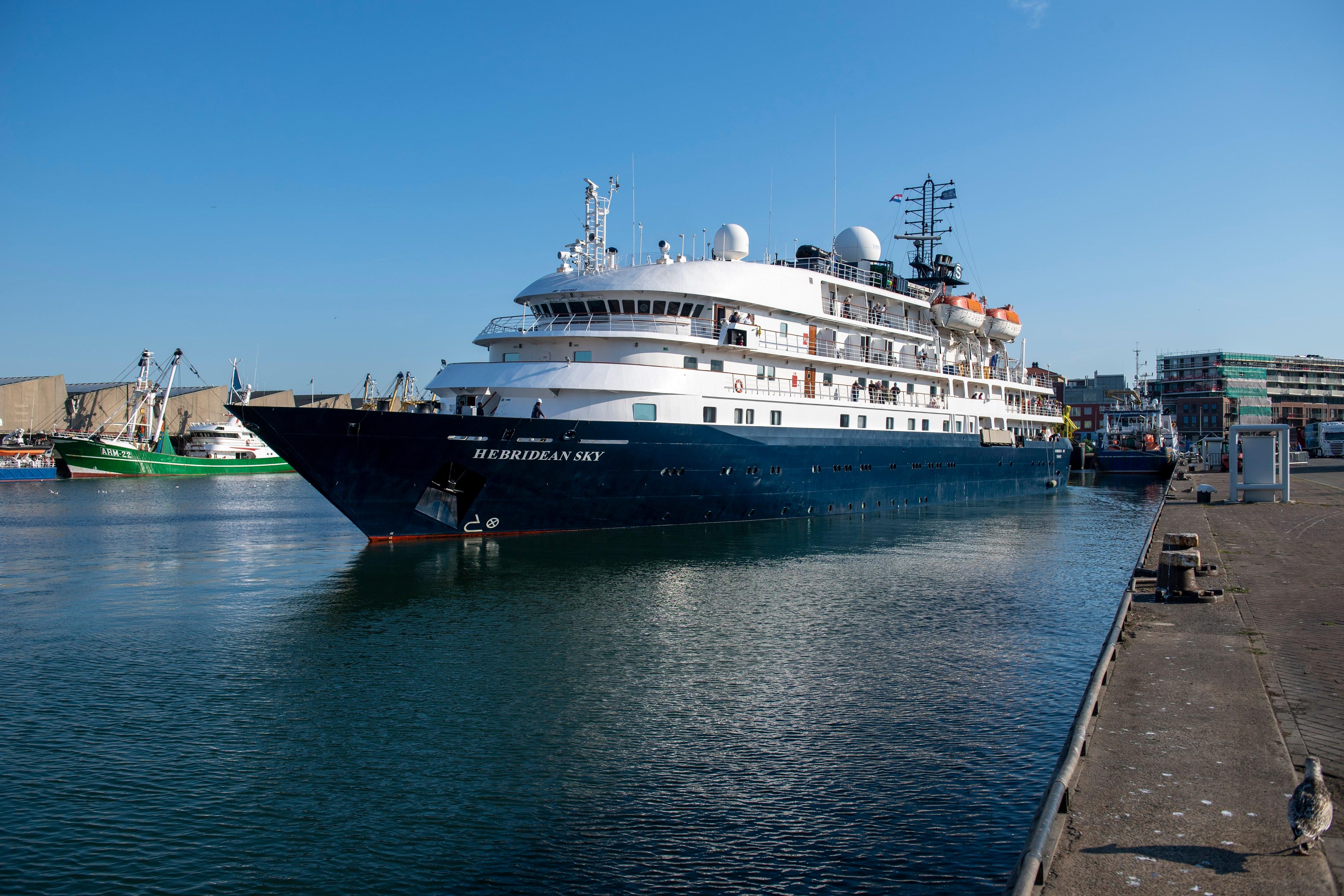 Cruiseschip Hebridean Sky komt voor tweede keer aan in Den Haag