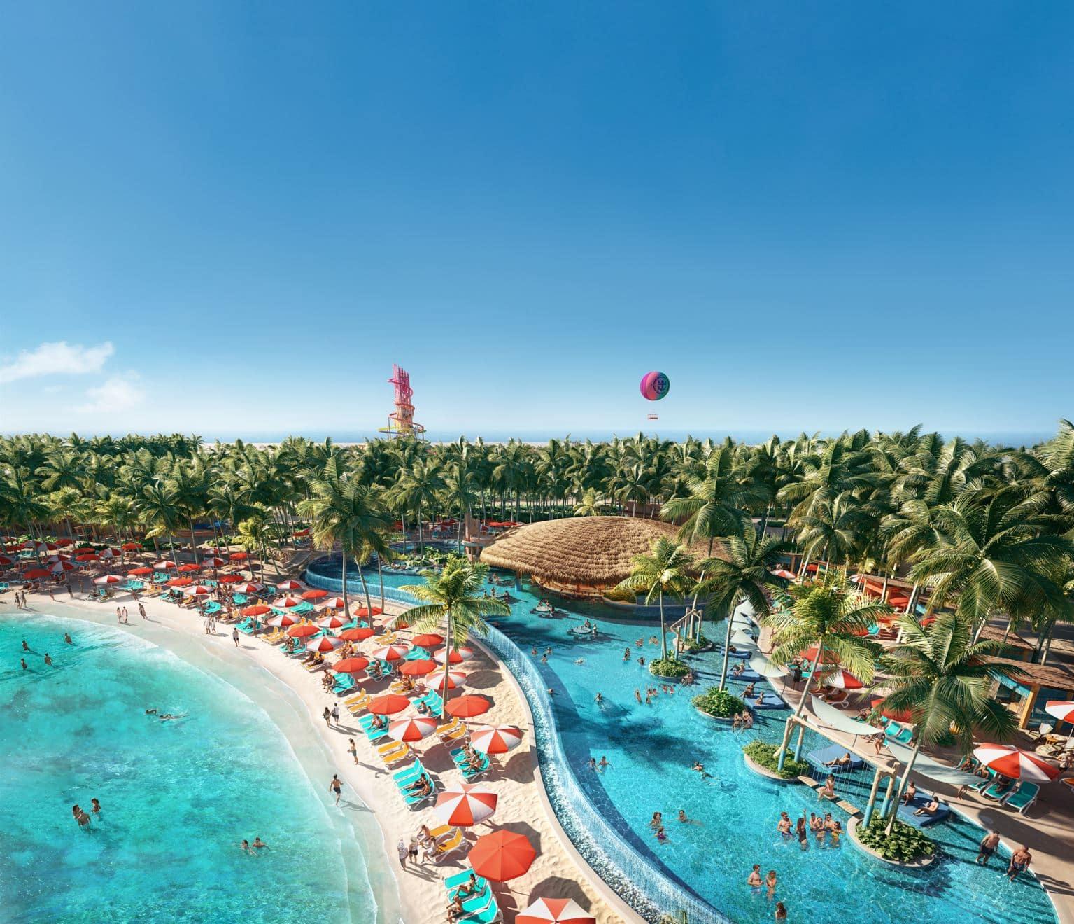 Royal Caribbean onthult Hideaway Beach op CocoCay