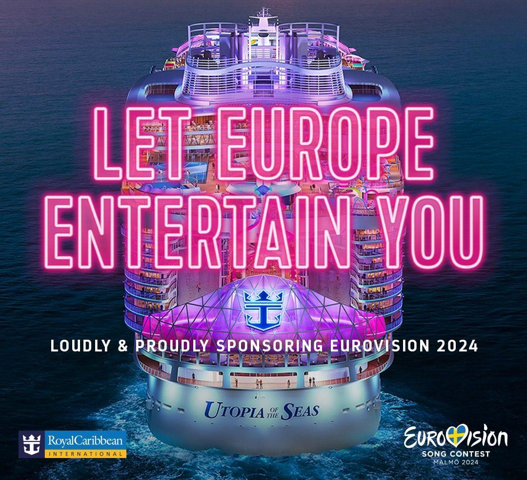 Royal Caribbean gaat samenwerking aan met Eurovisie Songfestival