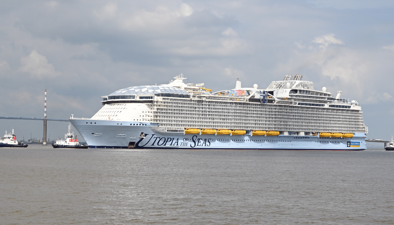 Royal Caribbean’s Utopia of the Seas begint eerste proefvaart