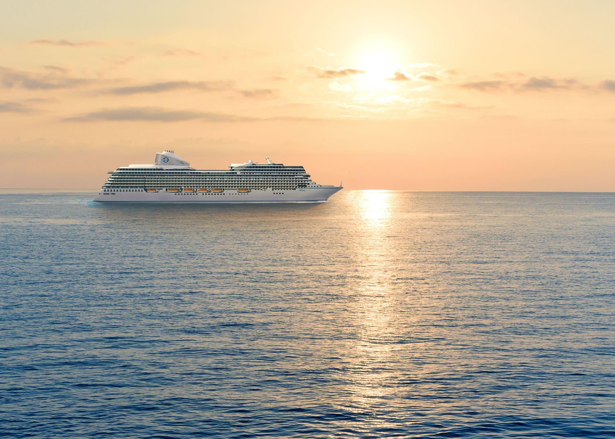 Oceania Cruises brengt nieuwste schip Allura vervroegd in de vaart